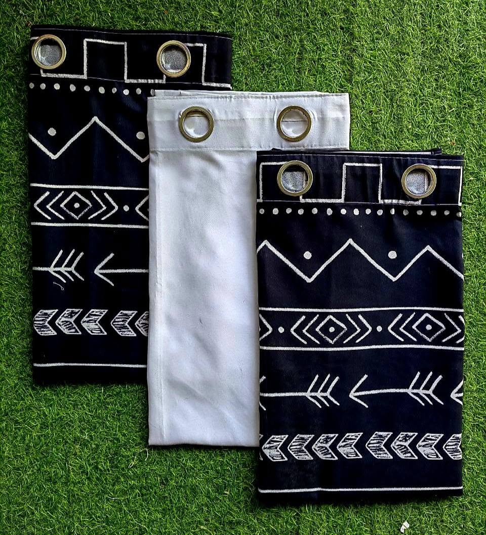 Line Pattern 3in1 Curtain