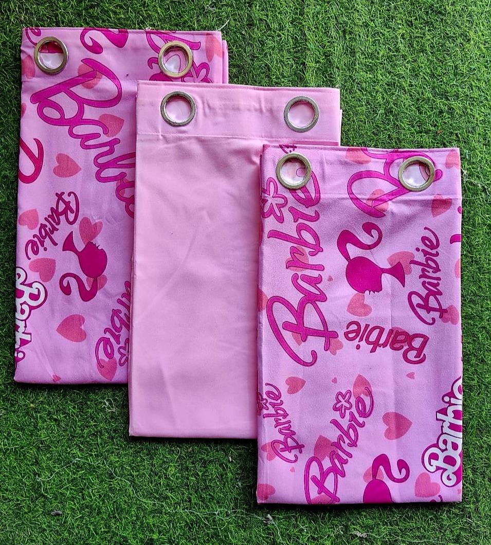 Barbie Pink 3IN1 Curtain