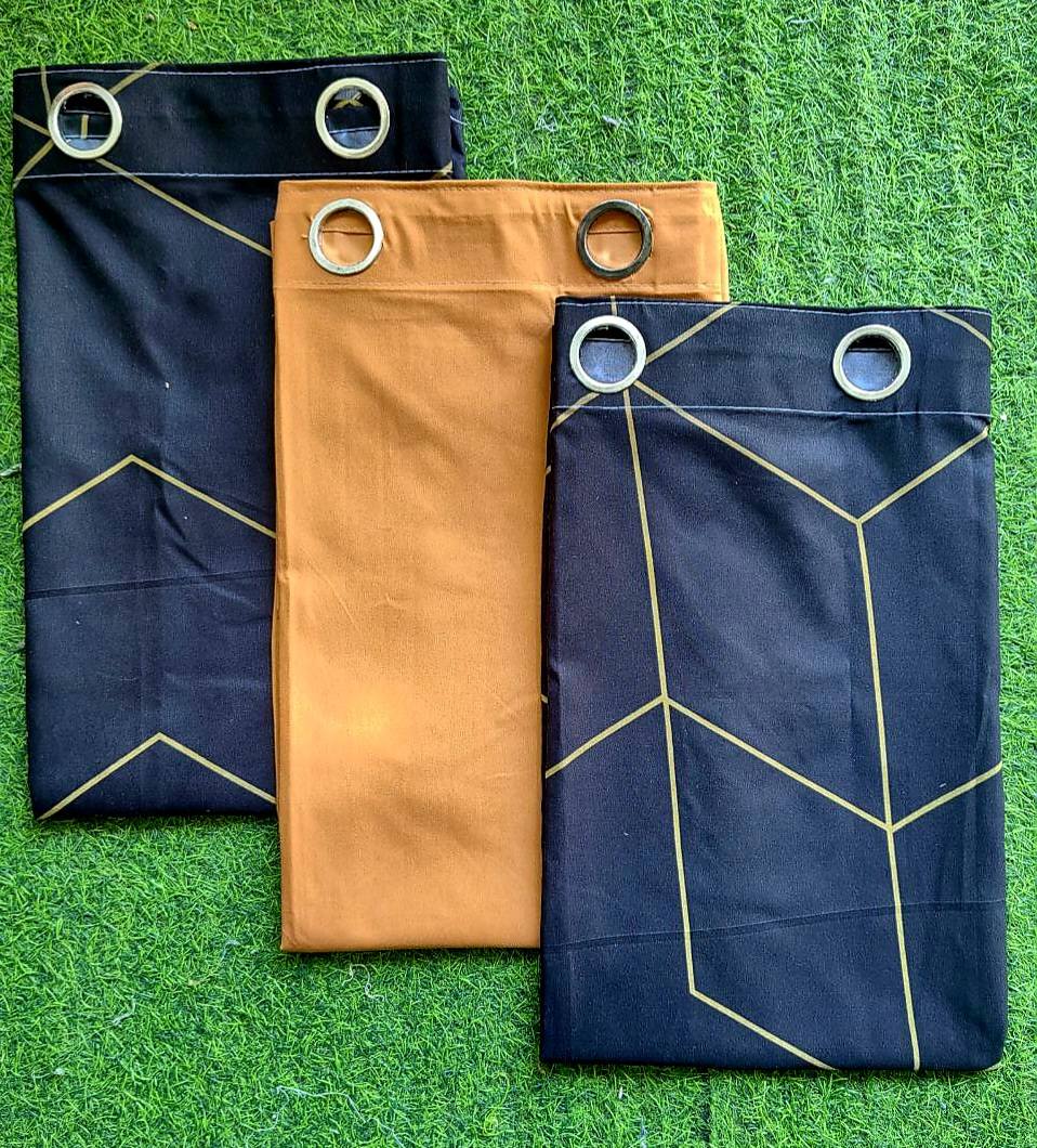 Line Pattern 3in1 Curtain