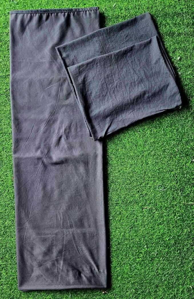 Gray 1 Large kumot + 2 Large Zipper Pillowcase