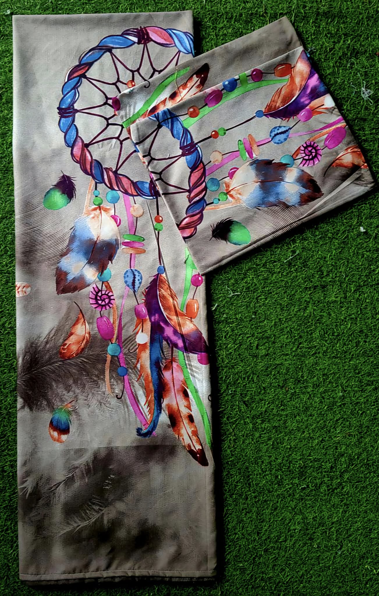 Feather1 Large kumot + 2 Large Zipper Pillowcase