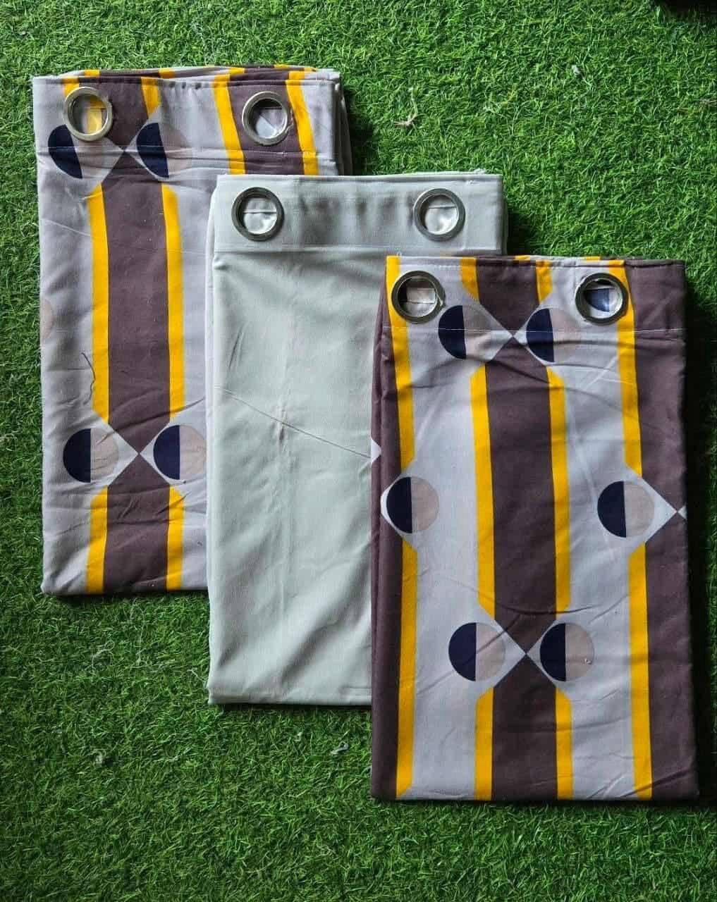 Line Pattern 3in1 Curtain